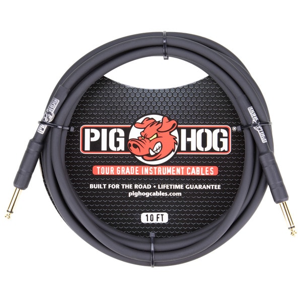 Main product image for Pig Hog PH10 10 ft. Tour Grade Instrument Cable 256-009